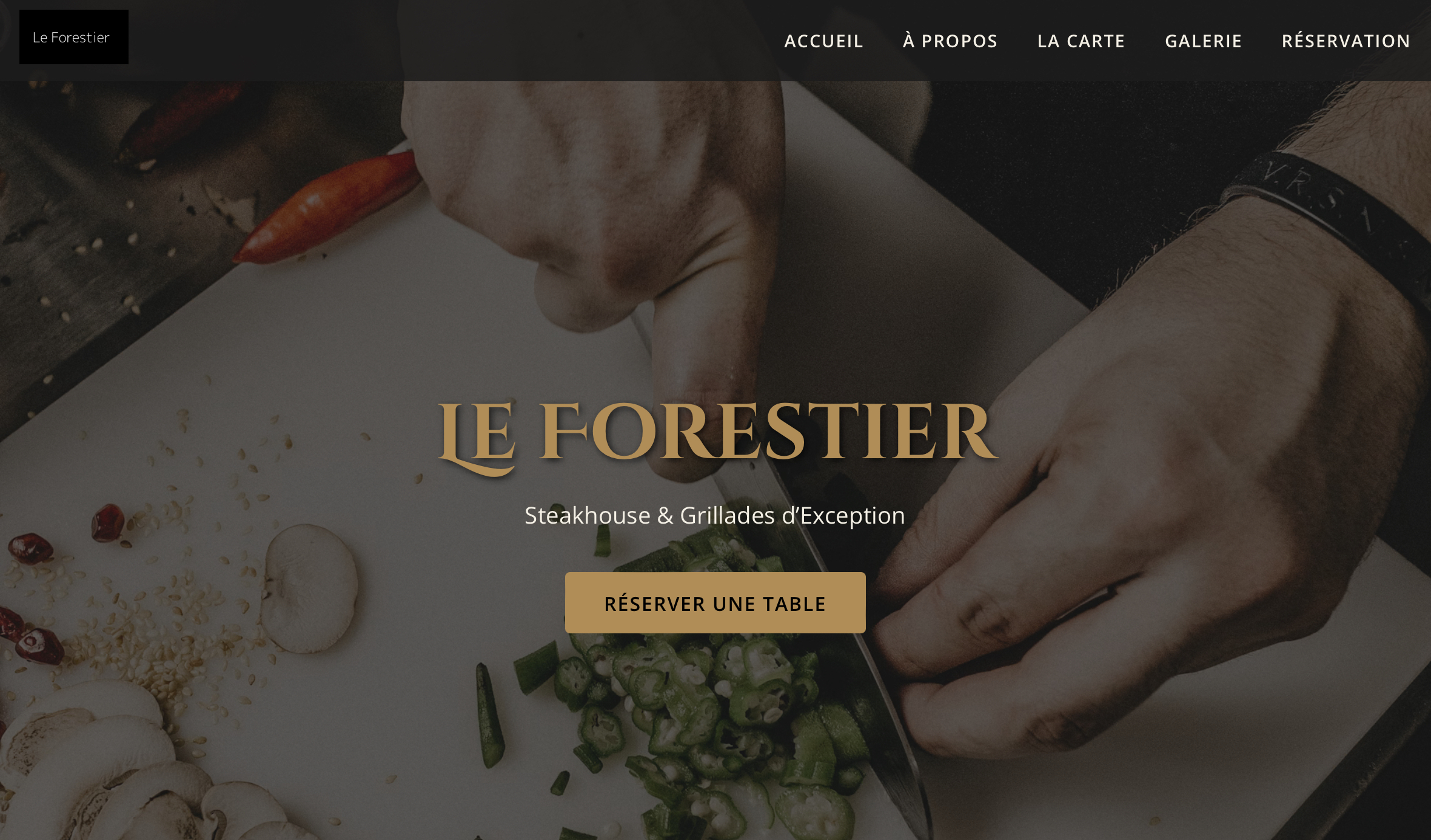 Site internet pour restaurateur